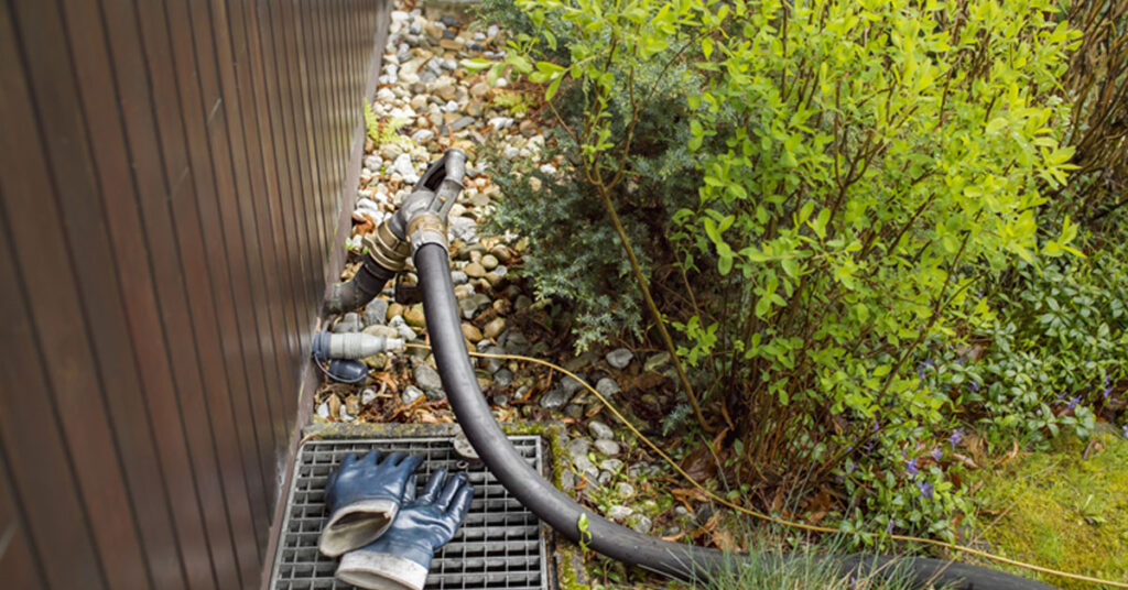 An oil fill pipe