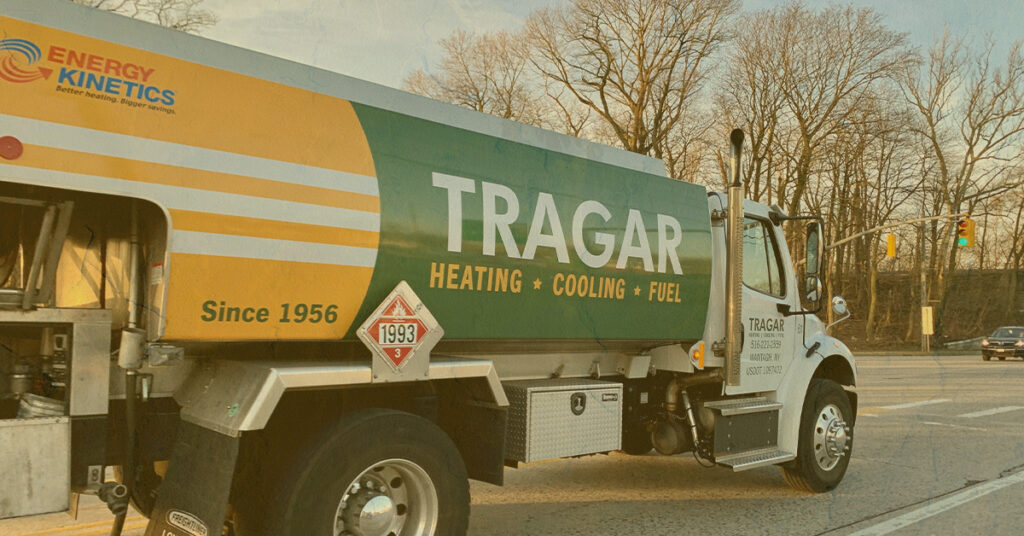 Express COD oil delivery truck