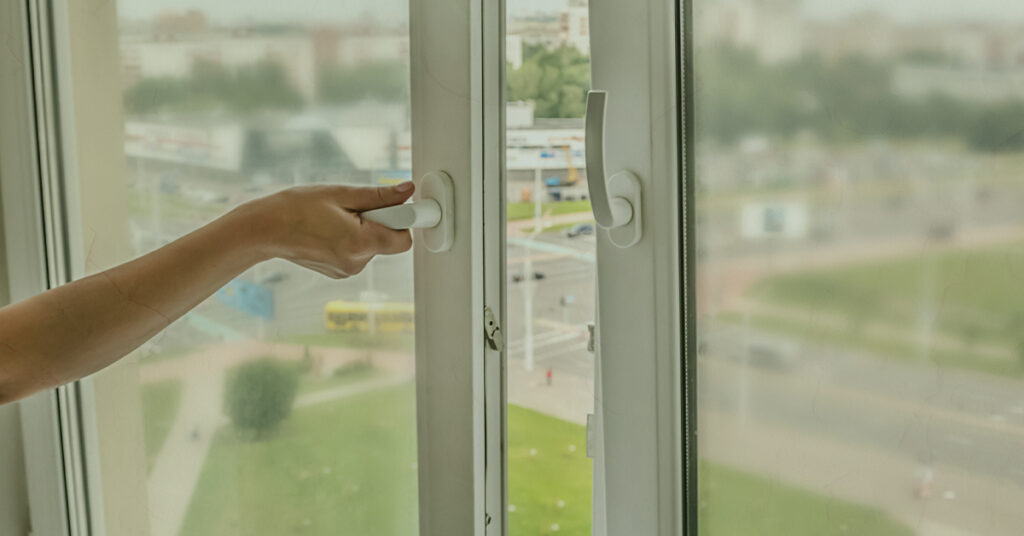 open window